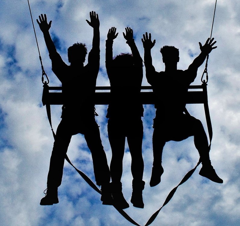The Giant Swing over Adrenalin Quarry - would you date to bare?