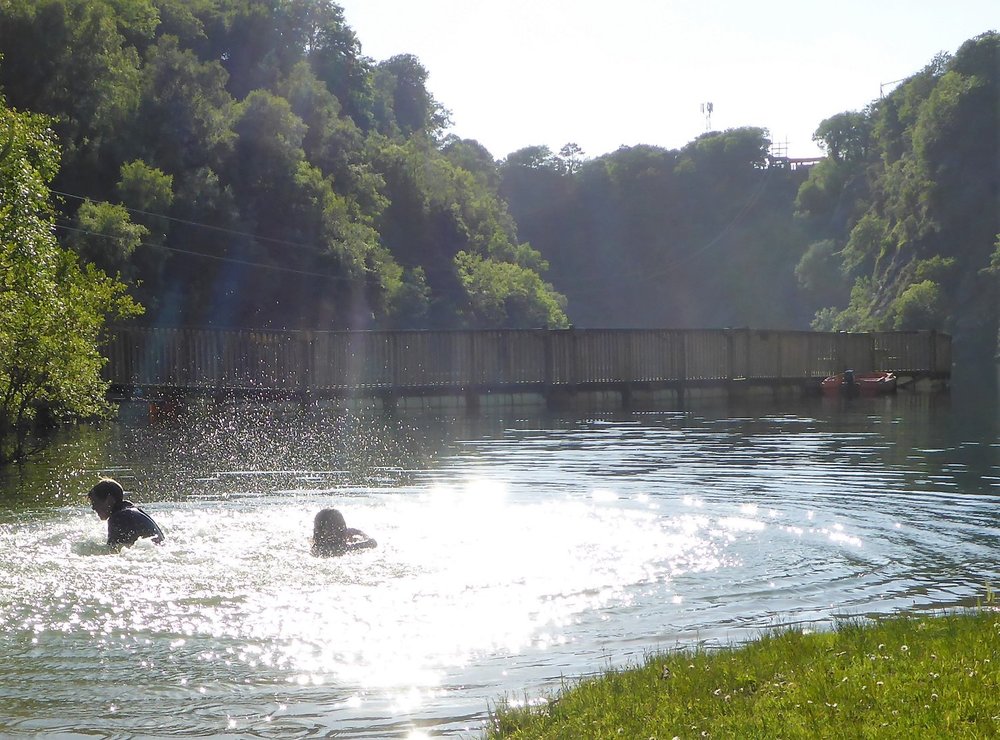 Dare to Bare Charity Skinny Dip at Adrenalin Quarry in support of the RNLI