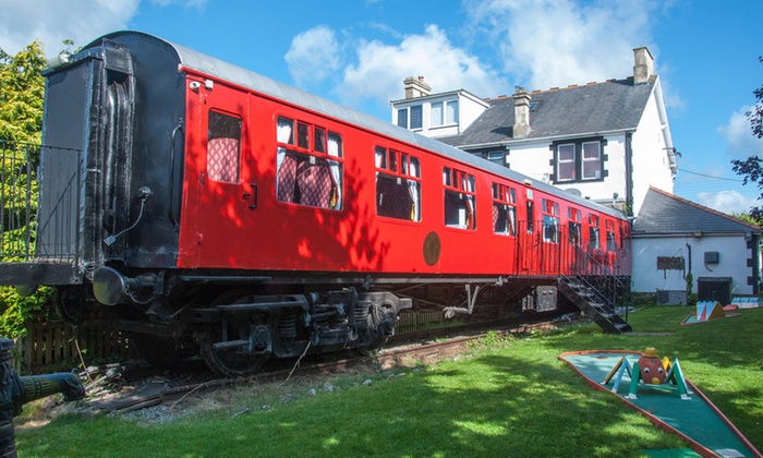 Naked Dining in a Pullman Train Coach - optional camping