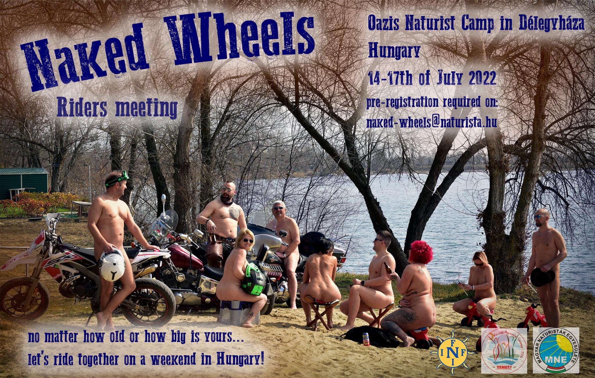 Naked Wheels: Bikers' meeting in Hungary